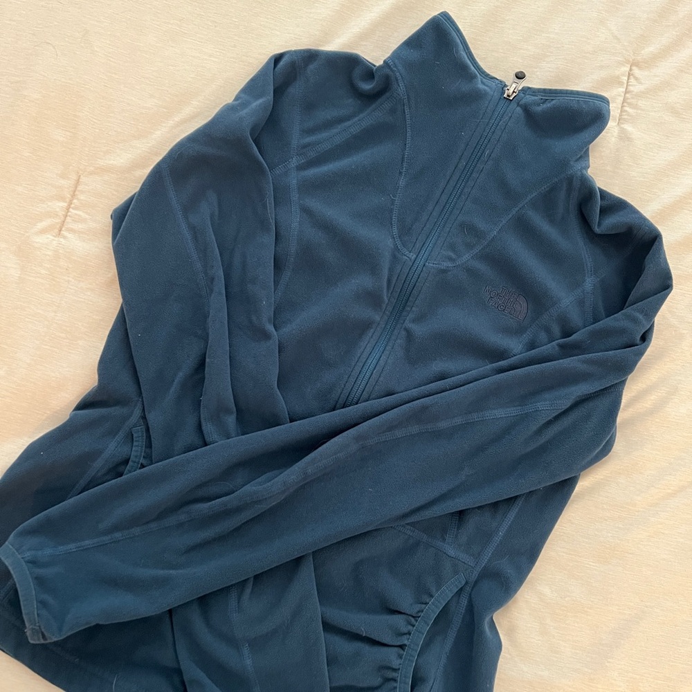 The North Face Deep Blue TKA100 Fleece Jacket